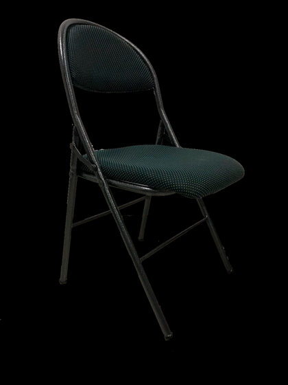 Cadeira Dobrável Aço Araras - Cadeira Dobrável Estofada