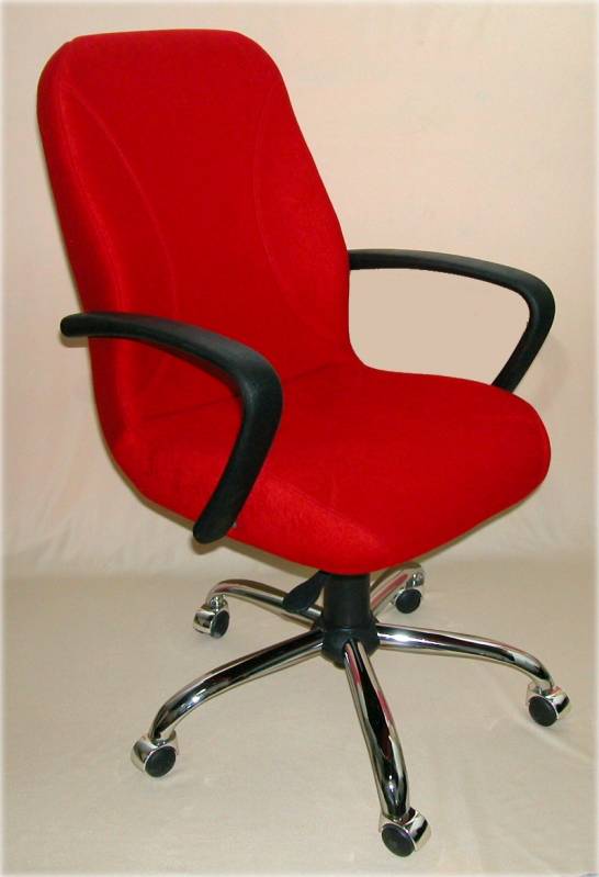 Cadeira Estofada Giratória Escritório Preço Suzano - Cadeira Estofada Fixa