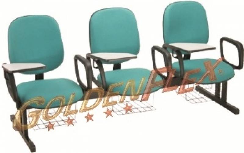 Cadeira para Auditório com Prancheta Escamoteável Preço Barra Funda - Cadeira Estofada Auditório