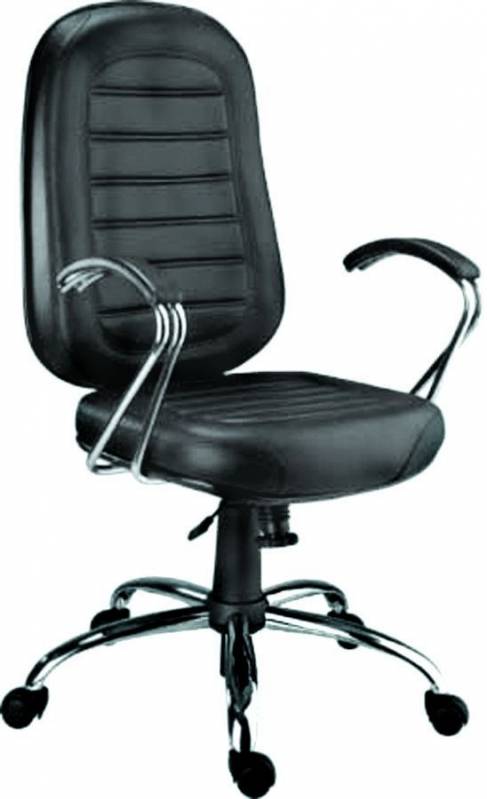 Cadeira Presidente para Empresa Valor Parque São Domingos - Cadeira Presidente Braço Regulável