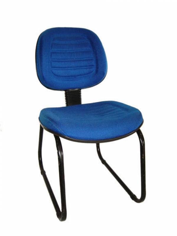 Cadeira Secretária Fixa Estofada Limeira - Cadeira Secretária Fixa Estofada