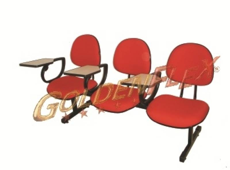 Cadeira Universitária com Prancheta Dobrável Preço Campinas - Cadeira Universitária com Prancheta Frontal