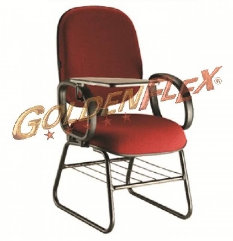 Cadeira Universitária com Prancheta Frontal Valor Piqueri - Cadeira Universitária Estofada