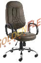 Poltrona em couro Presidente Hi-Lux Giratoria - GF05202