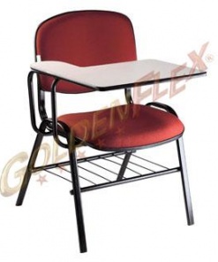 Cadeira Universitária Soft-Line com Pranchetão e Gradil
